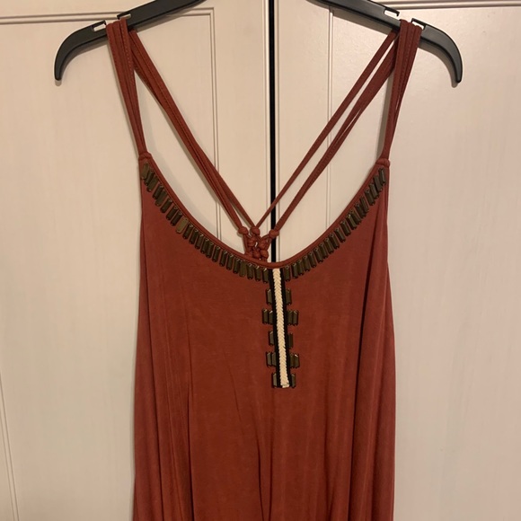 Boutique rust tunic - worn once! - Picture 2 of 6